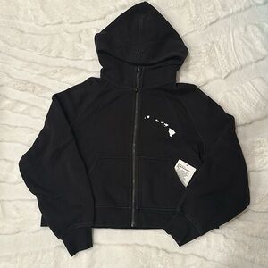 Lululemon 🖤 Black Scuba Zip Hoodie 🌺 Hawaii Islands Aloha limited edition - M/L